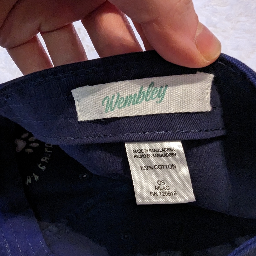 Nwt Wembley blue my children bark baseball cap - Picture 5 of 16